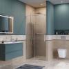 Душевая дверь в нишу BelBagno SOFT_CLOSE-1-BF-1-100-C-Cr профиль хром, стекло прозрачное, 100x200 фото 3