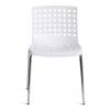 Стул Tetchair Skalberg (mod. C-084-A) 19260 White (белый)/Chrome (хром) 46x56x79 фото 5