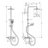 Душевая стойка Hansgrohe Vernis Shape 26900670 черный фото 2