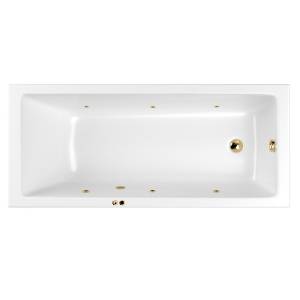 Акриловая ванна WHITECROSS Wave Slim 175x70 0111.175070.100.SOFT.GL с гидромассажем, 