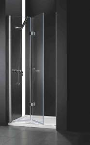 Душевая дверь в нишу Cezares ELENA-W-BS-12-80-C-Cr профиль хром, стекло прозрачное, 80x195