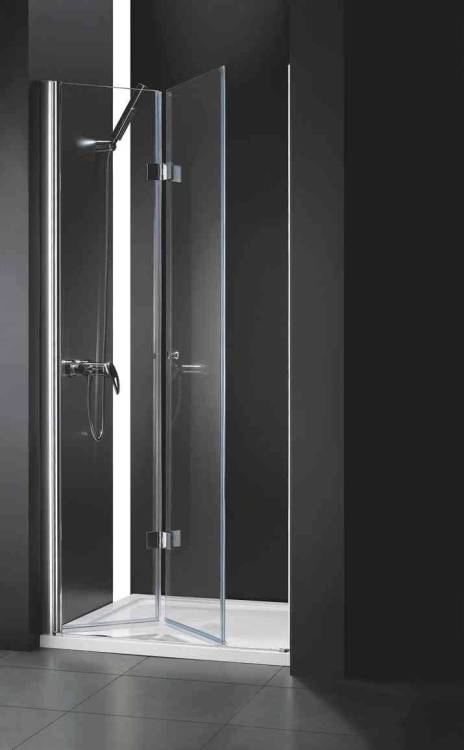Душевая дверь в нишу Cezares ELENA-W-BS-12-80-C-Cr профиль хром, стекло прозрачное, 80x195