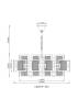 Подвесная люстра Arte Lamp Blake A4087SP-6SG фото 2