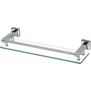 Полка прямая (стеклянная) 40 см Savol 95 S-409591 хром