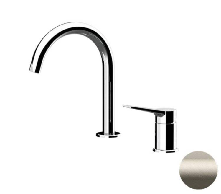 Смеситель для раковины Remer Slash & Dot SL57XV сталь
