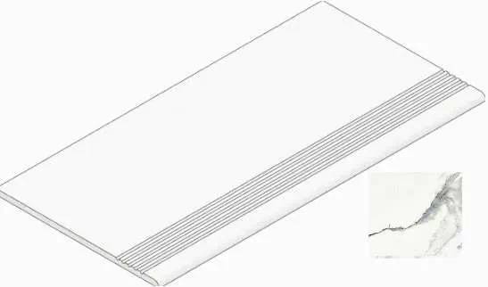 Ступень Kerranova Iceberg K-2001/LR/st01 White 294х1200x10