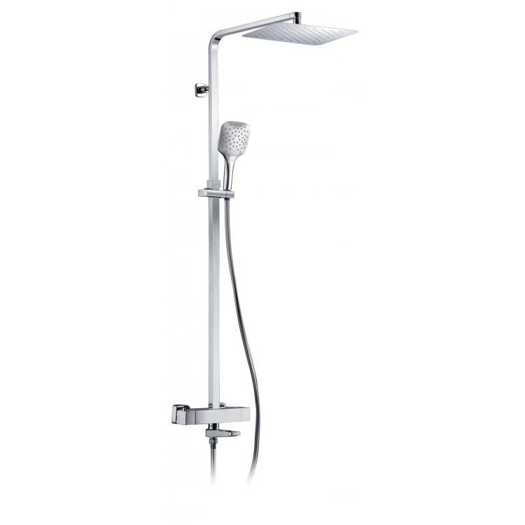 Душевая стойка AltroBagno Cascata 030401 Cr, с термостатом
