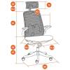 Кресло компьютерное Tetchair Mesh-10HR 19506 серый фото 19