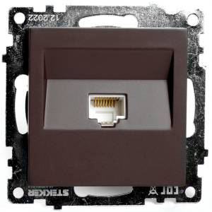 Розетка компьютерная RJ-45 Stekker Катрин 49023