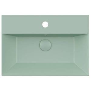 Раковина Isvea SistemaZ Frame 10SF50060SV-2T 60 см, мятно-зеленая матовая