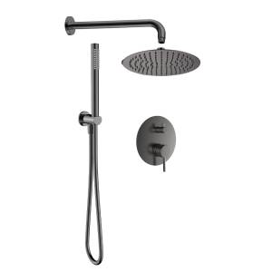 Душевой комплект AQUAme AQM8404GM металл