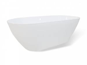 Ванна из искусственного камня Эстет Майами silk 180.5x78.5 Овальная, белая