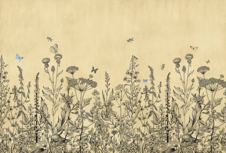 Фреска Ortograf Flora 31063 Adalina beige Сахара FS