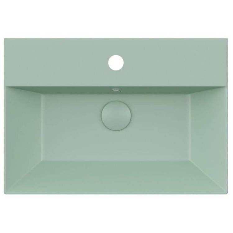 Раковина Isvea SistemaZ Frame 10SF50060SV-2T 60 см, мятно-зеленая матовая