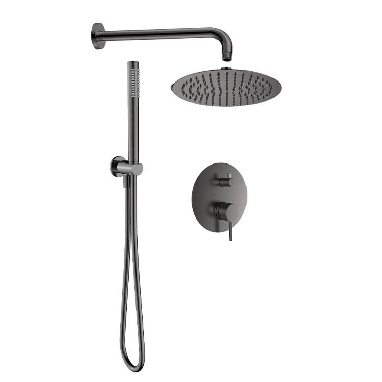 Душевой комплект AQUAme AQM8404GM металл