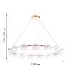Подвесная светодиодная люстра Favourite Ori 4248-15P фото 2