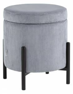 Пуф-сундук Stool Group Дали AV 482-V994/V12-08 велюр серый