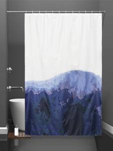 Шторка для ванной Bath Plus Charme Green Blue blotch ch21059