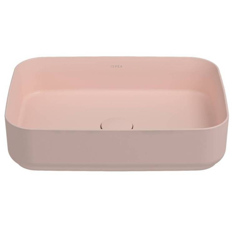 Раковина Isvea Infinity 10NF65050SV-2S 50 см, лососевая матовая