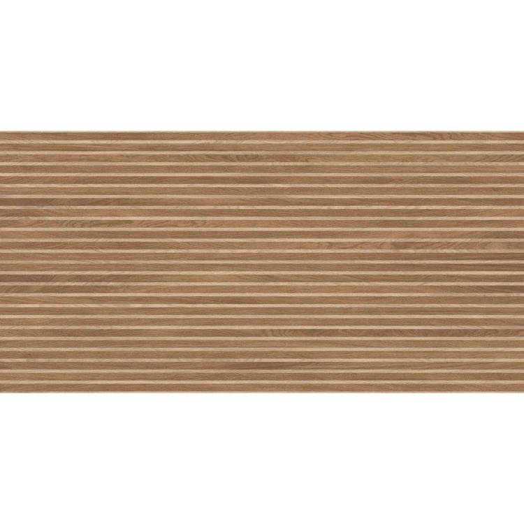 Керамогранит Laparet Wood Canarium Almond Stripes Темно-Бежевый 60x120