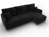 Диван угловой Лига Диванов Лига-064 134774 Черный фото 6