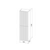 Шкаф-пенал Iddis Aiger AIG40W0i97 40см, белый, серый фото 4