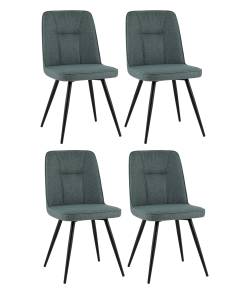 Набор из 4 стульев Stool Group Hedd OS-2451-1 Lumos-78 DUAL X4 зеленые