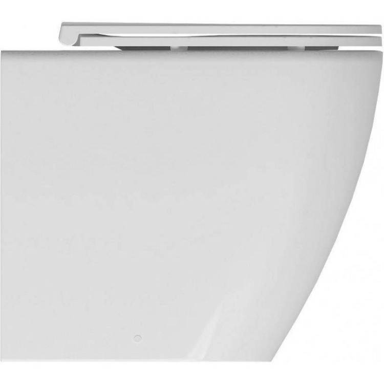 Унитаз приставной Allen Brau Reality 4.32004.20 + 4.32007.20 безободковый, с крышкой-сиденьем микролифт