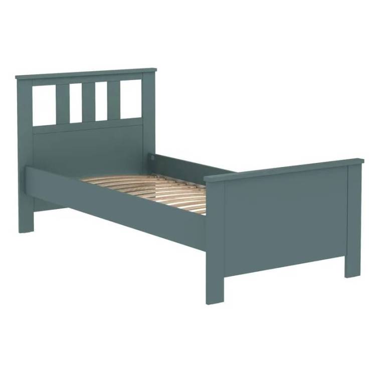 Кровать односпальная 2.08.04.050.6 Гуд Лакк Сага Темно-бирюзовая