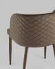 Кресло Stool Group Оскар MC11 KD HLR-49 велюр коричневый (ножки дерево) фото 7