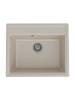 Мойка кухонная Watersense Amelia Maxi W01735 бежевая матовая, 60х51 фото 4