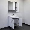 Тумба с раковиной Comforty Нарва-70-2 00-00015236 белый матовый, раковина Como 70 фото 4