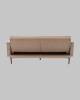 Диван-кровать Stool Group Кассель vd-cassel-cl-cream бежевый, велюр рельефный фото 5