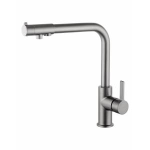 Смеситель для кухни Wonzon & Woghand WW-88458008-BGM под фильтр, темный графит