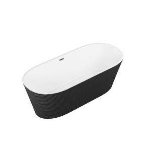 Акриловая ванна Grossman Forta GR-27021MB 170x75 черная матовая