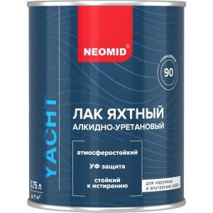 NEOMID ЛАК ЯХТНЫЙ алкидно-уретановый, глянцевый (0,75л)