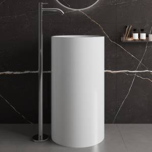 Раковина Abber Bequem AC2133 напольная, 46 см, белая