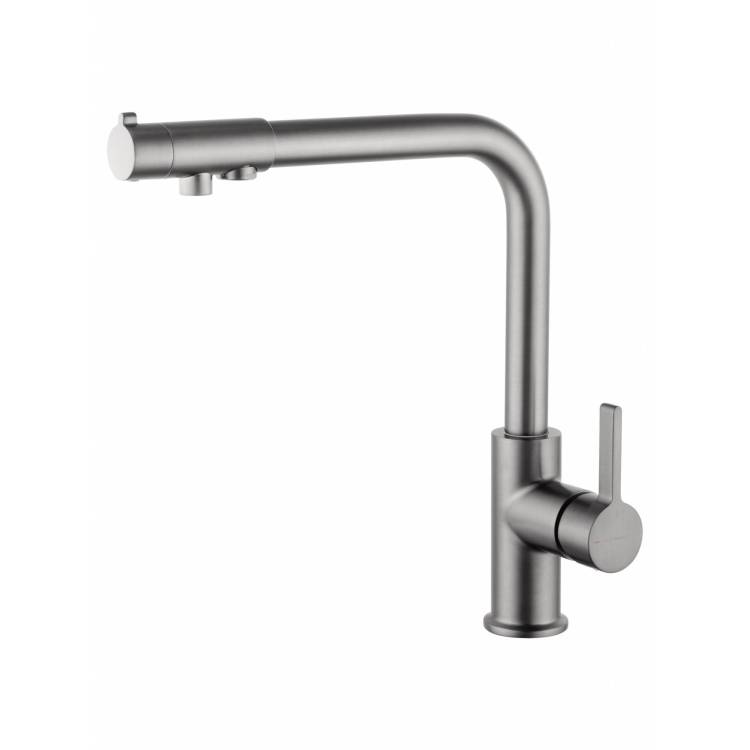 Смеситель для кухни Wonzon & Woghand WW-88458008-BGM под фильтр, темный графит