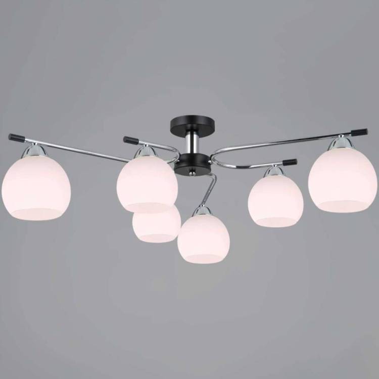 Потолочная люстра Illumico IL0638-6CSQ-24 CR BK LIBRA