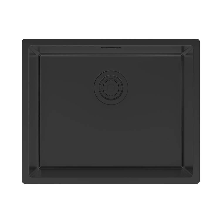Мойка кухонная Paulmark Lassan 54 Uni LA54-MBN Матовый Черный, 54x44