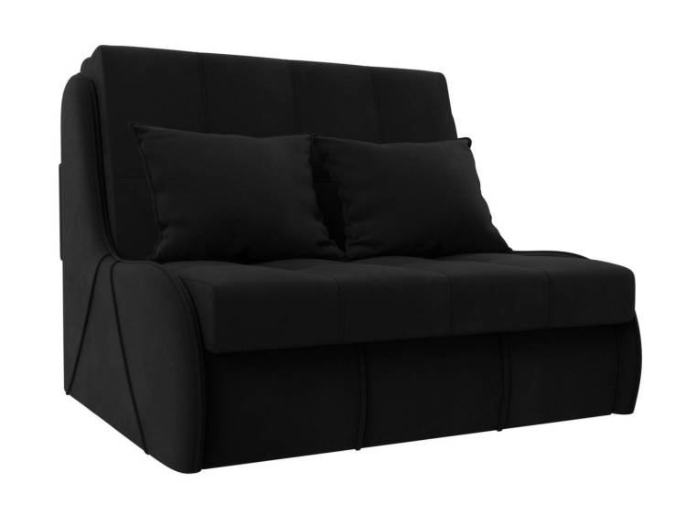 Прямой диван Лига Диванов Риттер 121680 черный