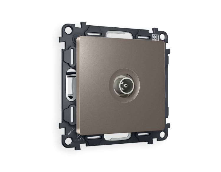 Комплект механизма TV розетки проходной Ambrella Volt Alfa MA643030