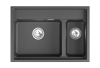 Мойка кухонная Granula Kitchen Space KS-7302i Шварц (чёрный металлик) фото 2