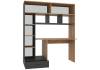 Стол компьютерный Woodville Бишоп 1 559224 дуб крафт золотой/антрацит 57x150x180 фото 2