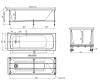 Акриловая ванна Alex Baitler Onega 170x60 с каркасом фото 6