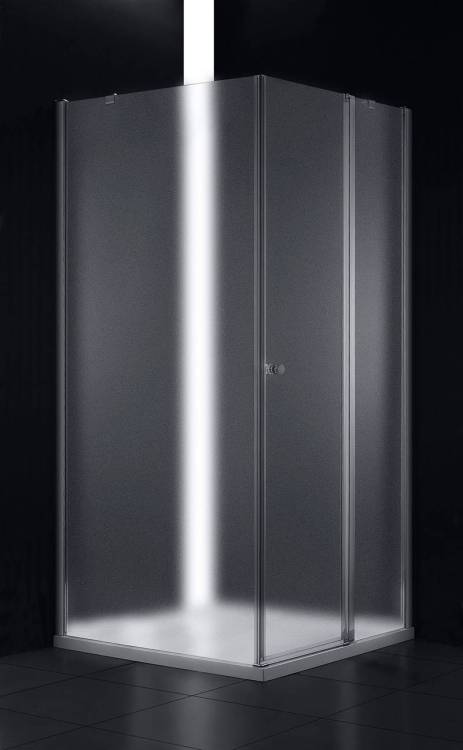 Душевой уголок Cezares ELENA-W-A-12-90-P-Cr-R профиль хром, стекло матовое, 90x90x195