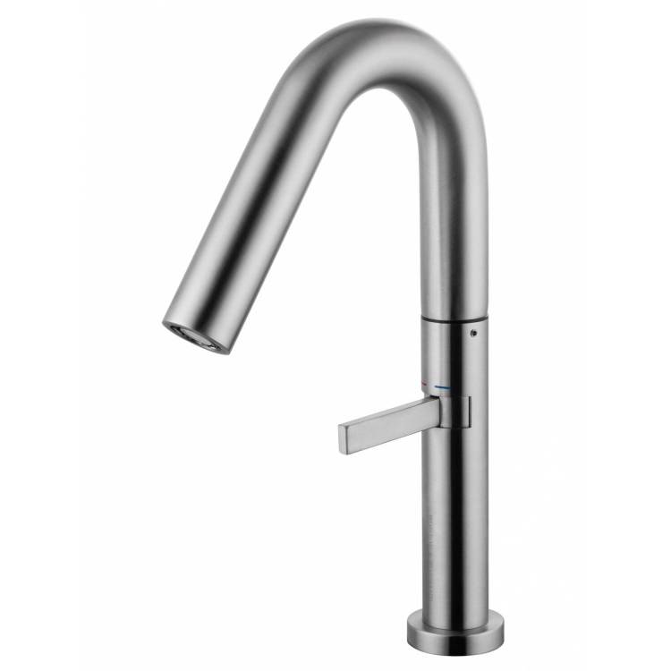 Смеситель для раковины Wonzon & Woghand WW-6068-BS высокий, никель