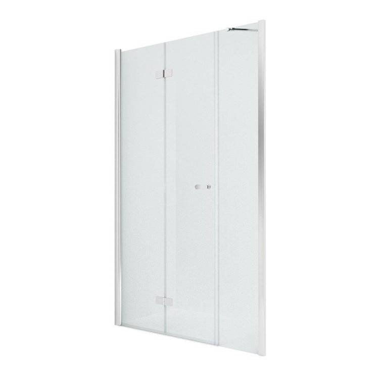 Дверь в нишу NEW TRENDY NEW SOLEO PLUS L 140x195 D-0150A/D-0096B (хром)