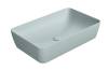 Раковина GSI Nubes 903615 голубой матовый, 60x38
