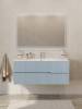 Тумба с раковиной Cezares Duet-N 120 голубой жемчужный, раковина CZR-8095-120 фото 8